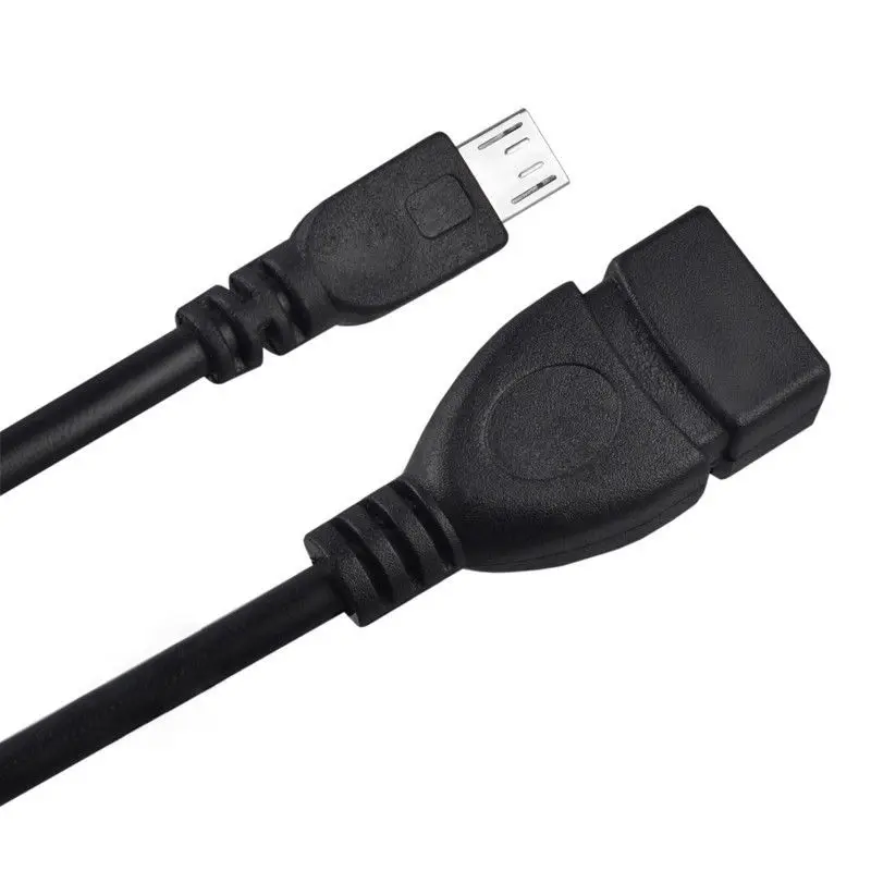 짧은 마이크로 USB 남성 USB 2.0 여성 호스트 OTG 허브 케이블 어댑터 리드
