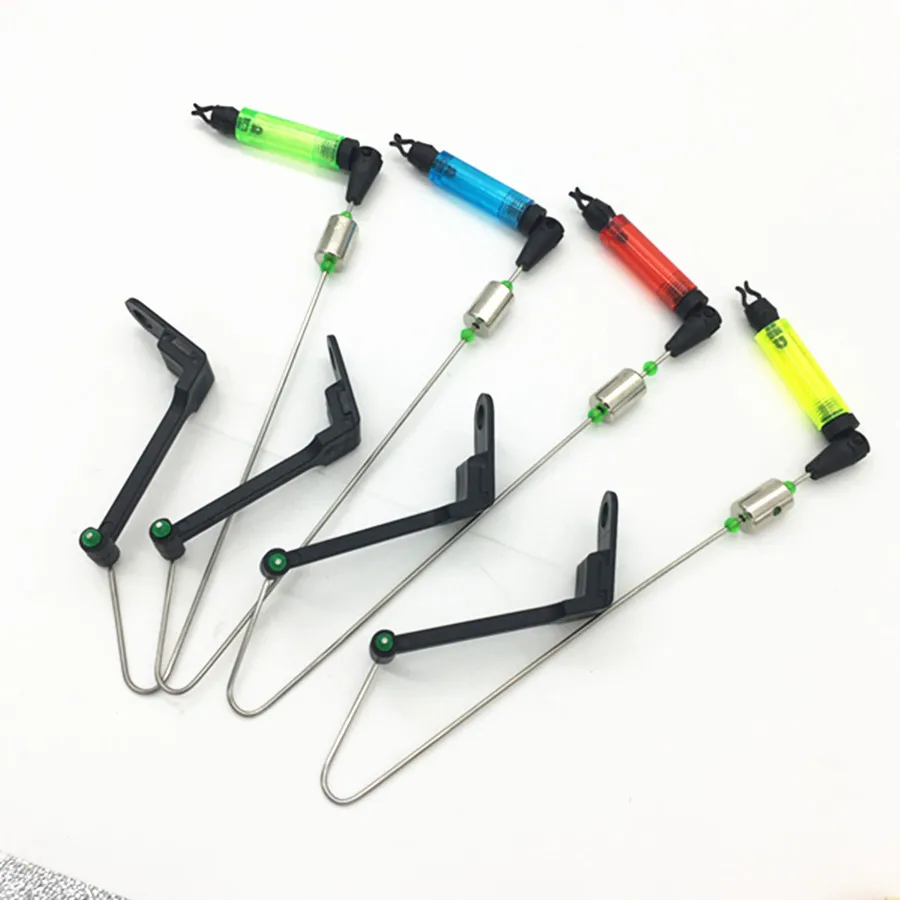 Swinger wędkarski łańcuch alarmowy LED regulowany klips wieszak Swinger wskaźnik brań echosonda wędkarski czujnik uderzenia brania ryb wskaźnik