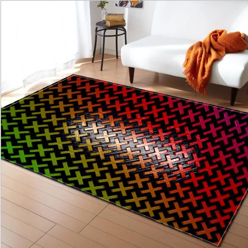 

Hallway 3D Printed Carpets for Living Room large Area Rug Child Bedroom Game Crawl Rugs Kids Kitchen Bath Anti-skid Mat Carpet