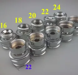 Adaptador de boquilla giratoria de 360 grados, adaptador de grifo de cocina de latón macho y hembra, 12/14/16/18/20/22/24mm