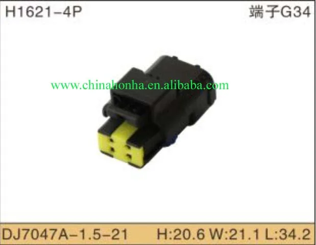 

5 pcs 4 Pin Female Waterproof Automotive Connector Socket For FCI SICFHPE04BK Delphi 15369055