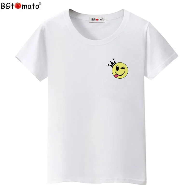 BGtomato Factory store wholesale price t-shirts brand new good quality women shirts lovely cartoon casual tops cheap sale