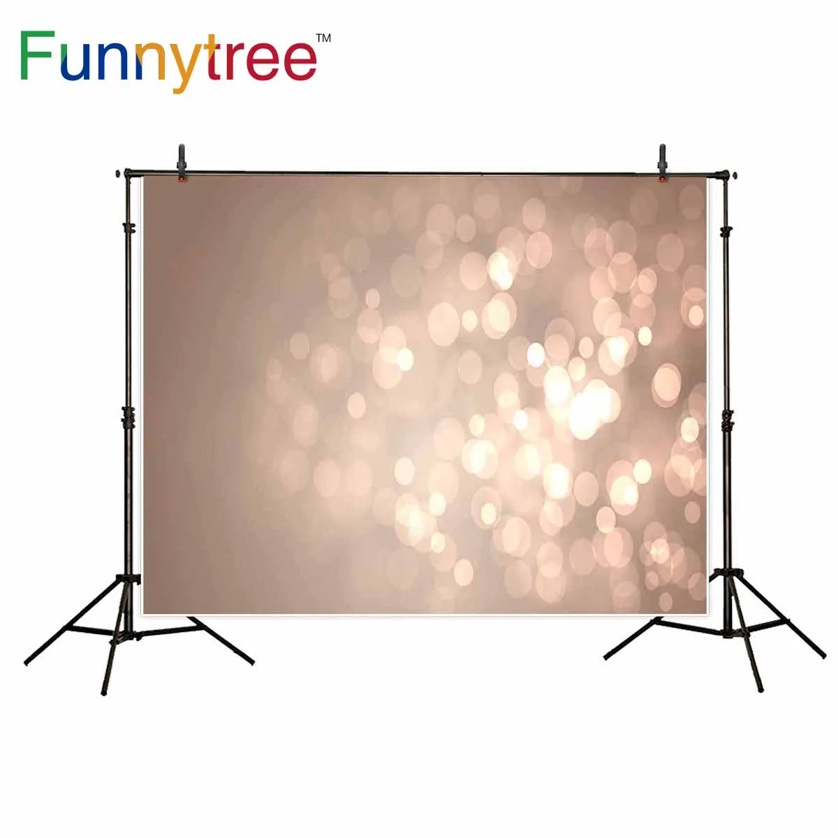 Funnytree background for photo studio bokeh halo Christmas shine abstract photography backdrop photocall photobooth printed