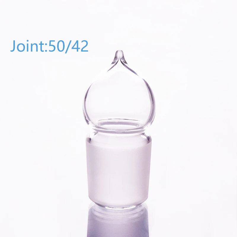 

Transparent / brown glass stopper,Glass hollow plug,Joint 50/42,Grinding ball plug,Hollow plunger