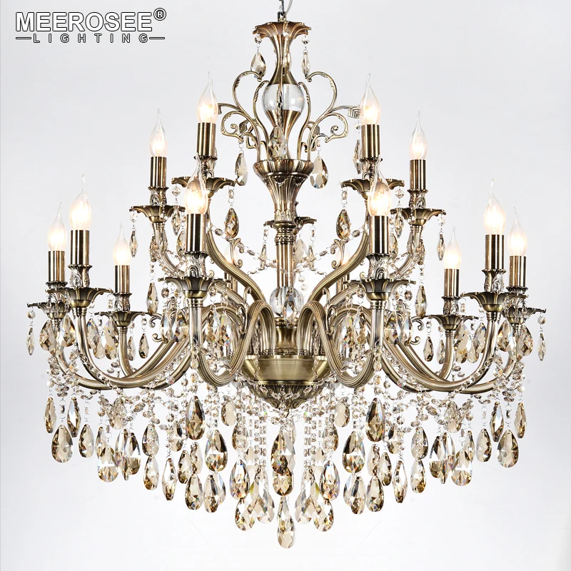 

Modern Crystal Chandelier Lighting Fixture 15 Arms Crystal Light Lamp for Living room Dining room Hotel Project 100% Guaranteed