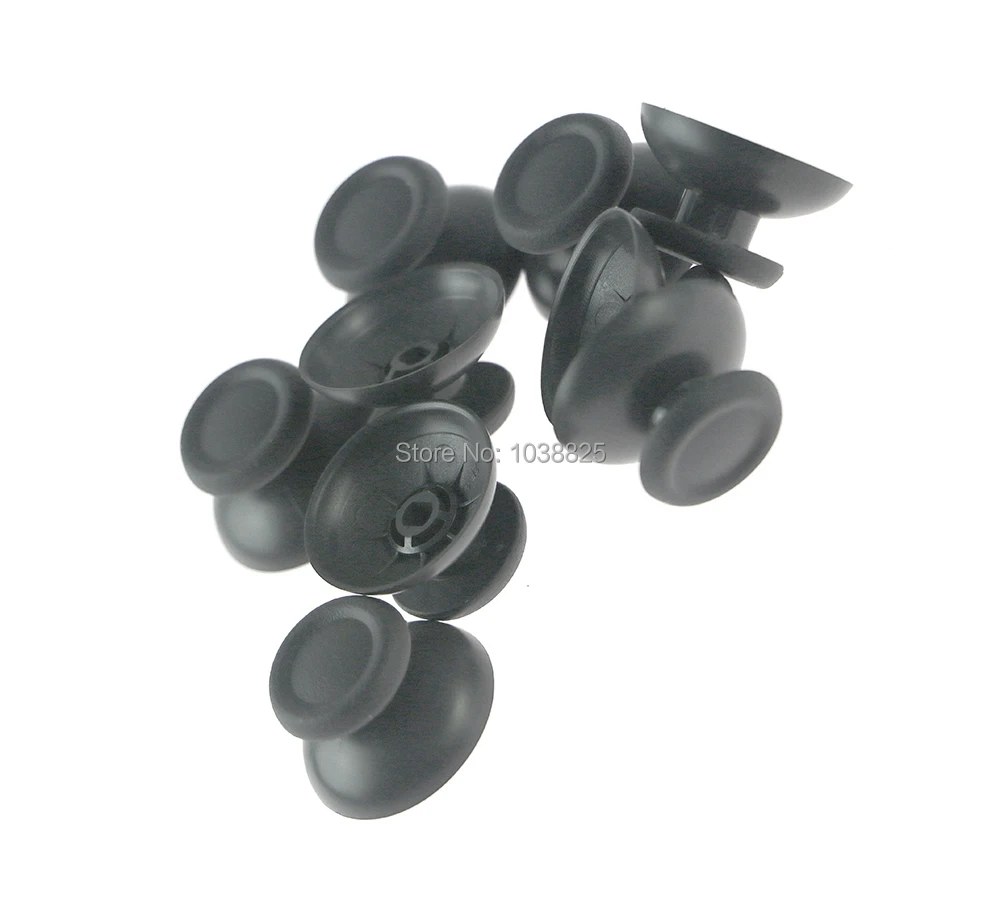 100pcs/lot Black Grey Rubber Analog Top Cover for PS4 Slim & Pro Controller mushroom cap Thumbstick Button Game Joystick Cap