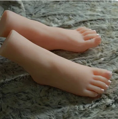 Promotion! Realistic Life Size Sex Dolls Silicone Love Doll,Realistic Foot Mannequin For Manicure Shoes/Socks /Anklets Display