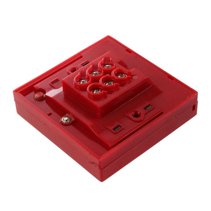 Fire Alarm Break Glass Manual Call Point MCP Pull Station Connect For Fire Alarm Bell Conventional Fire Alarm System Accessories