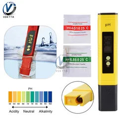 New Protable LCD Digital PH Meter Pen of Tester accuracy 0.01 Aquarium Pool Water Wine Urine automatic calibration Test Tool