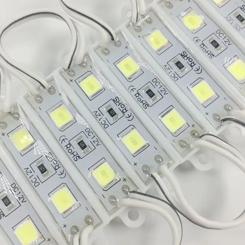 

1000pcs Mini led modules Cool White 5054 2 LED Module DC12V Waterproof LED Lighting Module for Signage Brighter than 5050