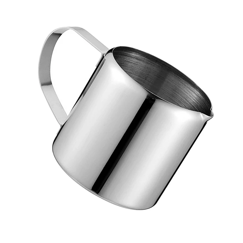 1pc Coffee Pot Mini Stainless Steel Milk Cup Jug, Espresso Pitcher, Latte Frothing Pitcher, 5oz