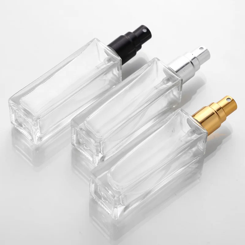 10pcs 15ml-20ml clear Glass Empty Perfume Bottles Atomizer Spray Refillable Bottle Spray Scent Case with Travel Size Portable