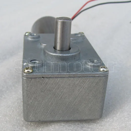 Imagem -05 - Motor de Alto Torque Baixo Rpm Verme Orientada Reversível do Motor Auto-lock para rc Elétrico Modelo de Barco Carro Inteligente Robô Gw31zy dc 24 v