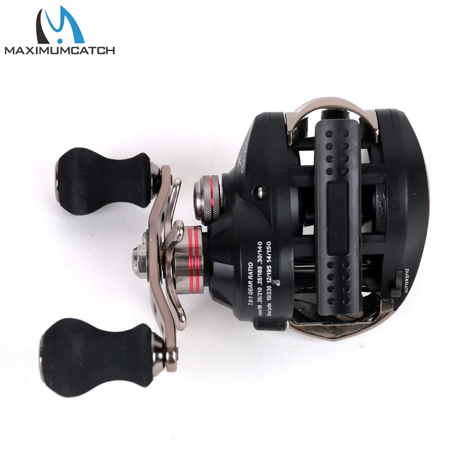 Maximumcatch Acuflex Baitcasting Reel 10+1 BB 7.0:1 8KG Max Drag Ultra Light Centrifugal Brake System Fishing Reel