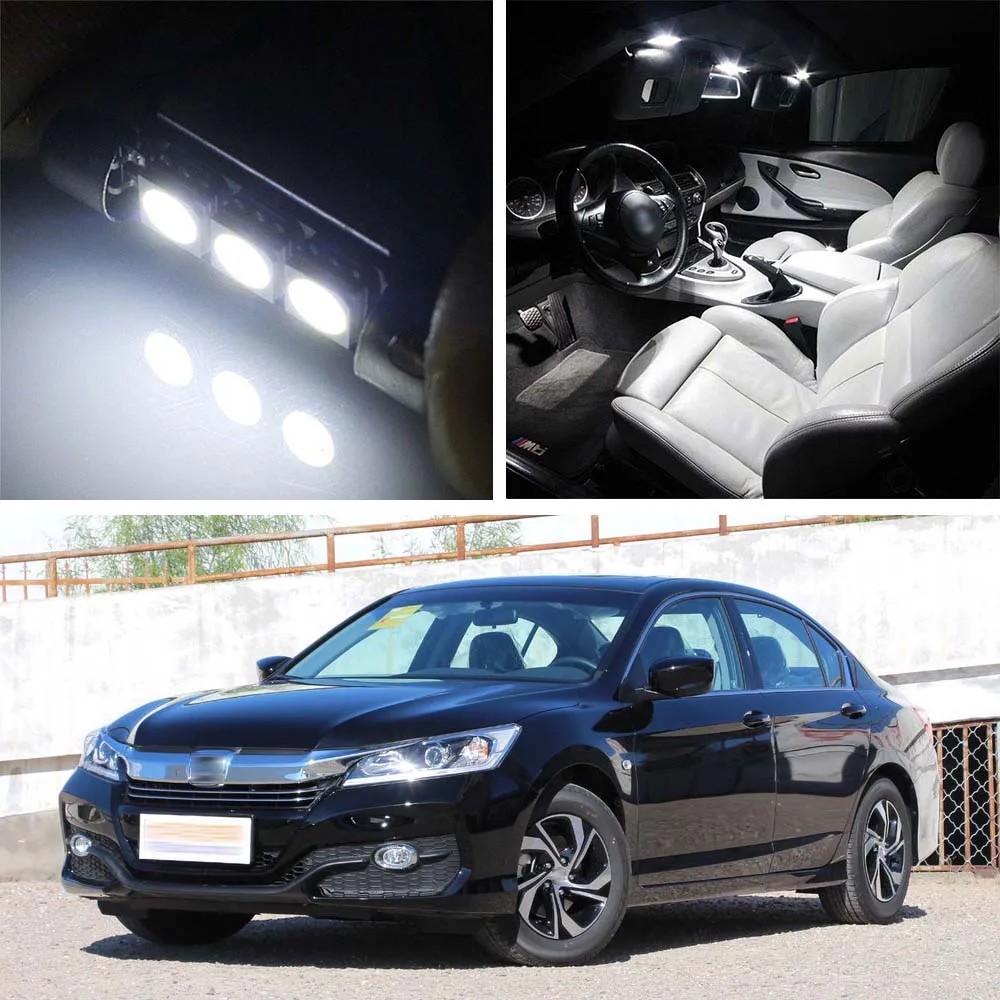 

Canbus LED Lamp Interior Map Dome Trunk Plate Light Bulbs For Honda Accord 2012-2017