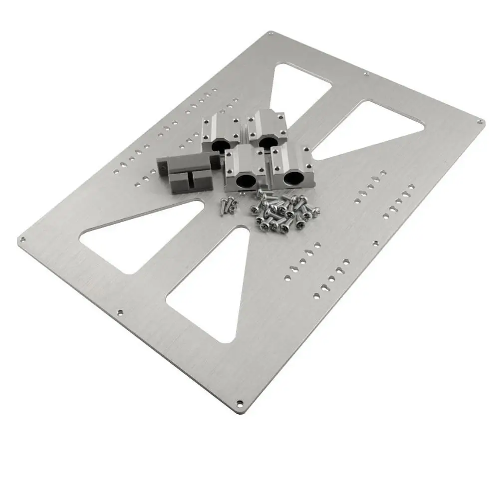 Reprap 3d printer prusa i3 Y carriage plate xl 300x200 kit 4 xSC8UU update