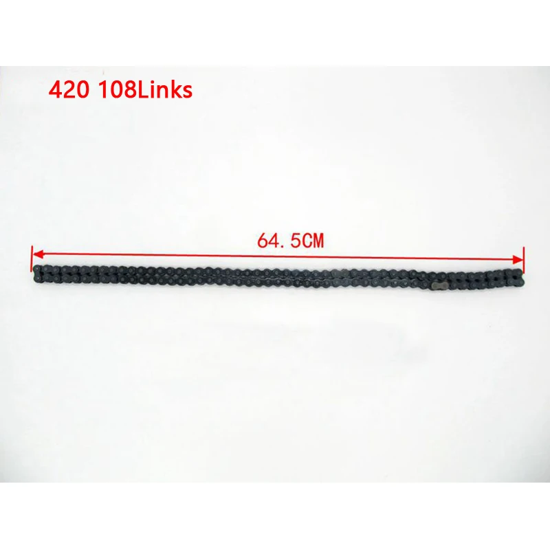 Universal 420 102 104 108 Links Drive Chain For 50cc 90cc 110cc 125cc ATV QUAD DIRT BIKE PIT PRO BUGGY