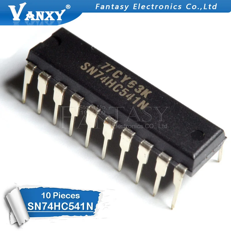 10PCS SN74HC541N DIP20 HD74HC541P SN74HC541 DIP 74HC541N DIP-20 74HC541