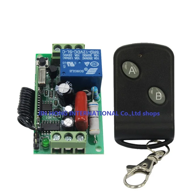 

Remote Control Switch AC220V 1CH Lighting Switches Remote ON / OFF Light Lamp SMD Power RemoteSwitch System 315/433.92MHZ Latch