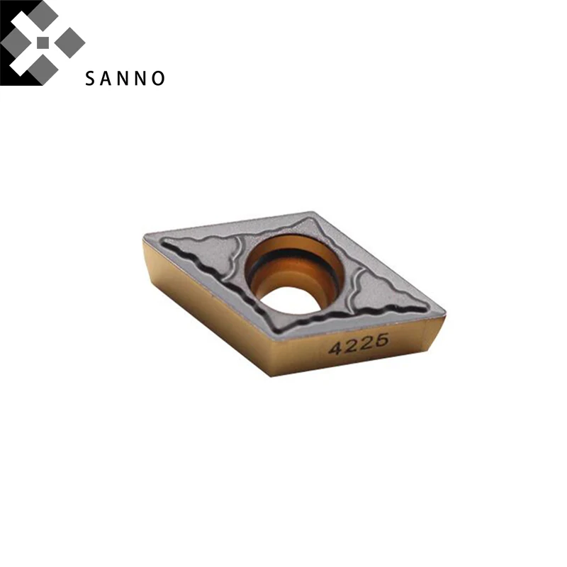 

50pcs/lots DCMT11T304-PM 4225 / DCMT11T304-PM 4235 / DCMT11T304-PM 4325 CNC Carbide Turning Inserts