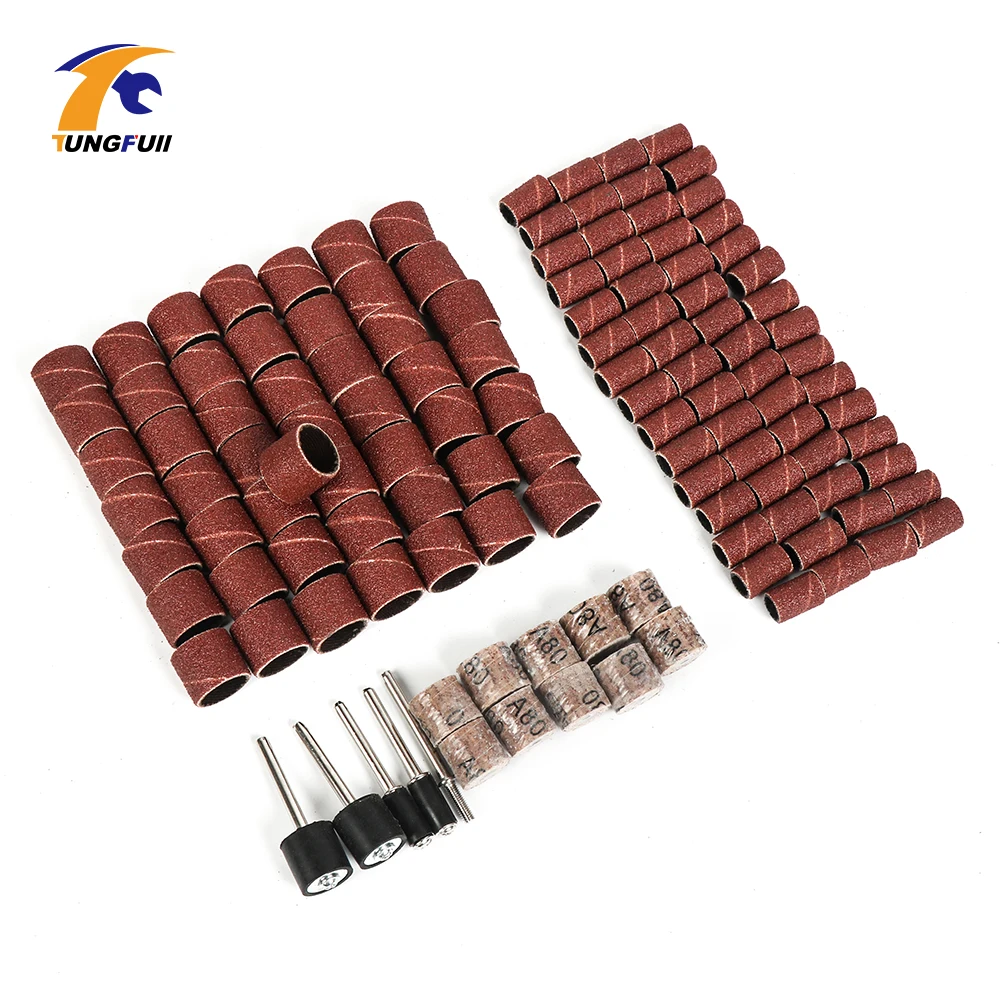 Dremel Accessories Polishing 125PCS Sandpaper Dremel Grinding Wheels Sand Paper DIY Metalworking For Dremel Mini Drill