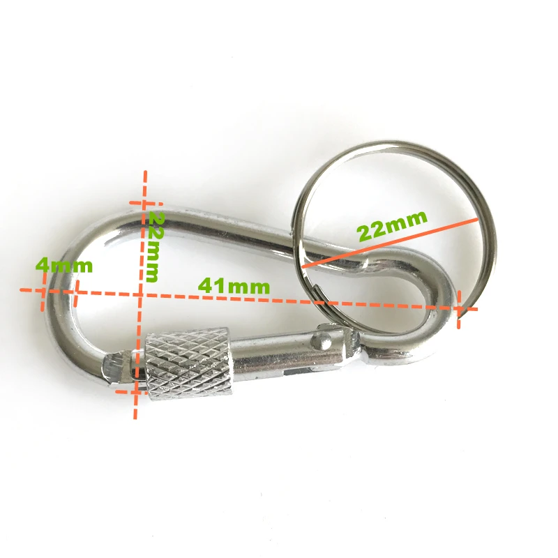 Carabine Outdoor Kit 12 pcs Camping Equipment Alloy Aluminum Survival Gear Camp Mountaineering Hook EDC Mosqueton Carabiner