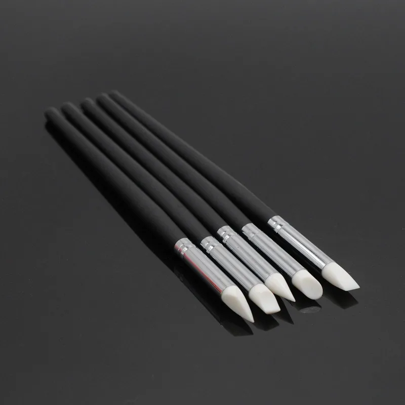 

5 Pcs/Set Dental Tooth Shaping Silicone Pen Adhesive Composite Resin Cement Porcelain For Dentistry Clinic