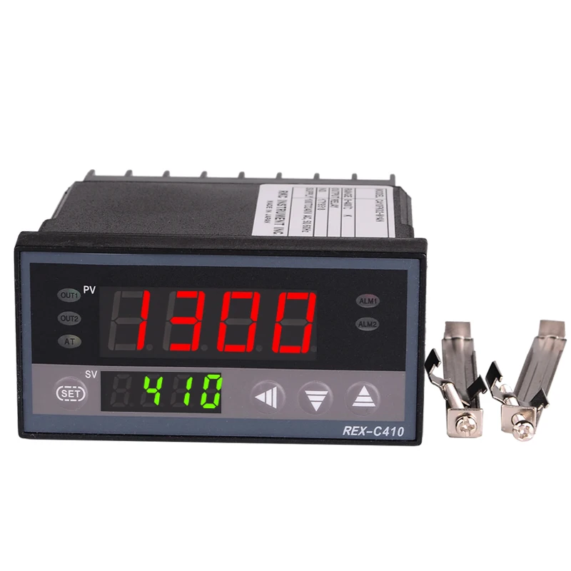 Digital PID Temp Controller REX-C410 48*96mm Horizontal, Input thermocouple K, Relay Output for heat