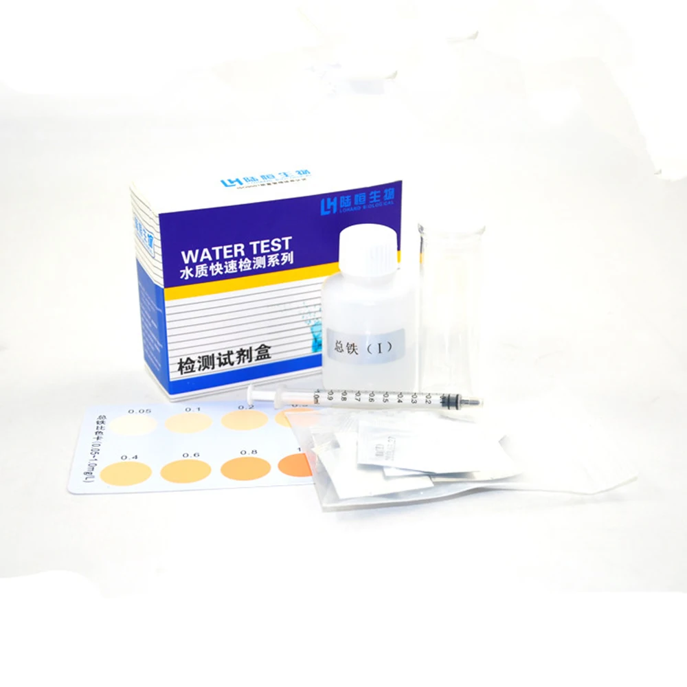 

Iron Ion Test Kit PH Test Kit Paper Water Tester 25PCS/BOX Measurement Analysis Instruments