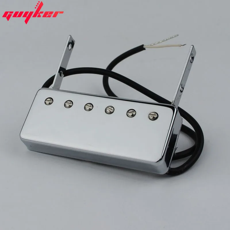 Guitar Single Coil Neck Pickups Replacement Parts for Floating Jazz Johnny Smith Style Electric Guitar Chrome