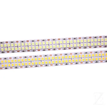 1/2/3/4/5M 240leds/m 480leds/M 12V 24V 2835 LED Strip Tape Light Double Row IP20 White/Warm White 1200leds/5m 2400leds/5m