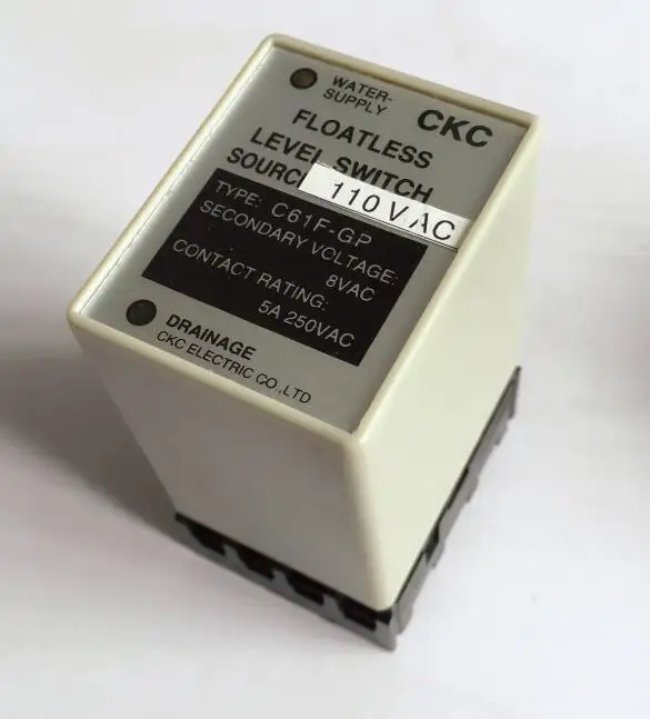 Water level controller C61F-GP level relay with base 1NO 1NC 8PIN 5A 250VAC 50/60Hz