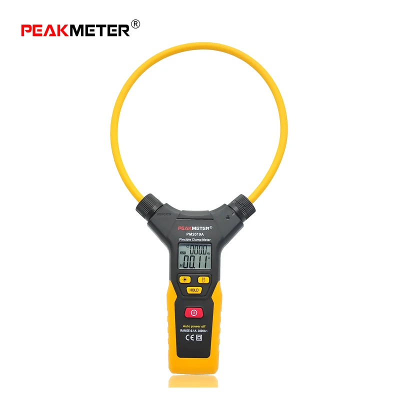 PEAKMETER PM2019A Smart AC 3000A 6000 counts Digital Flexible Clamp Meter Multimeter Handheld Current Detector Tester backlight