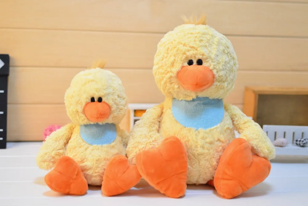 25CM/35CM Lovely Plush Toys Stuffed Animals  Yellow Chickens High-quality Birthday Gifts for Kids E11102