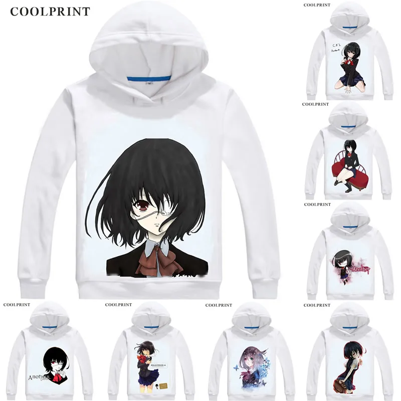 Misaki Mei Mens Hoodies Another Anaza Mystery Horror Yukito Ayatsuji Men Sweatshirt Streetwear Anime Hoodie Printed Long Hooded