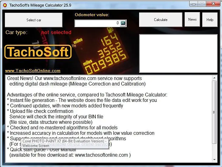 

TachoSoft Mileage Calculator 23.1 with license