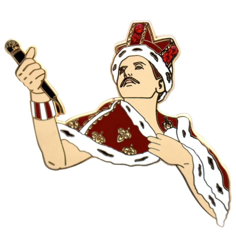 Queen Freddie Mercury Enamel Pin