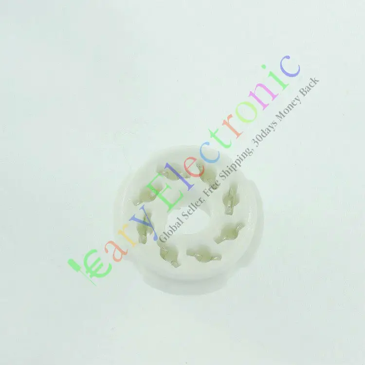 Tubo de vacío de cerámica de 8 pines, base de válvula octal Fr KT88 EL34B 6550 6SN7 amp, venta al por mayor y al por menor, 4 Uds., envío gratis