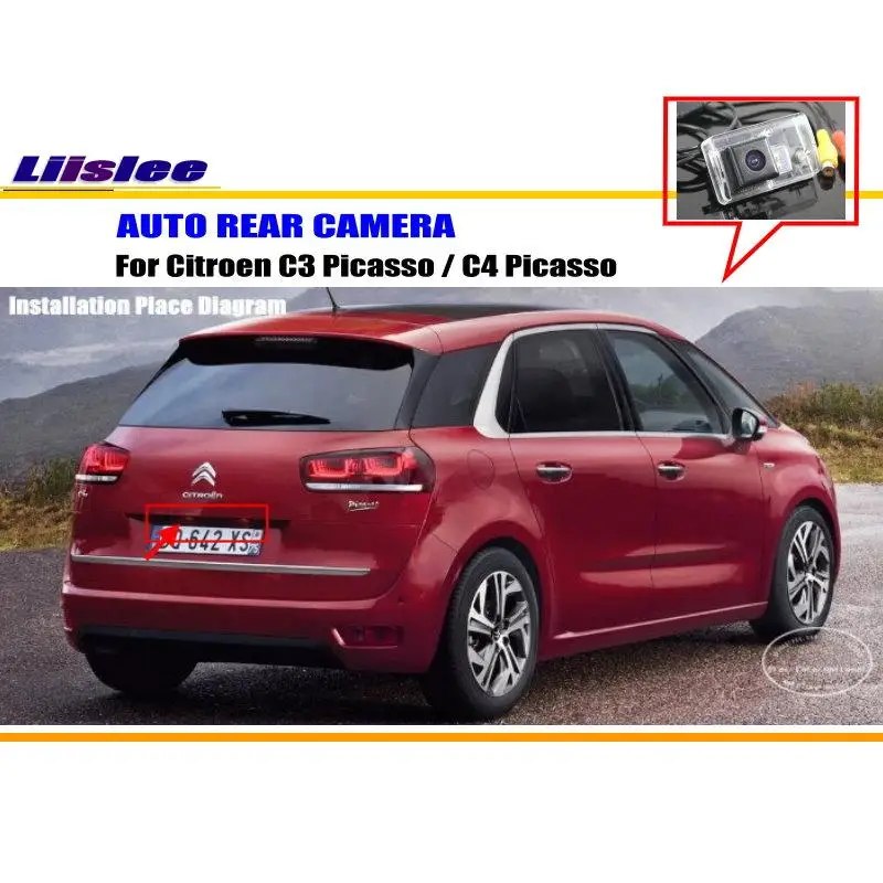 For Citroen C3 C4 Picasso Car Rearview Rear View Camera Backup Back Parking AUTO HD CCD CAM Accessories Kit