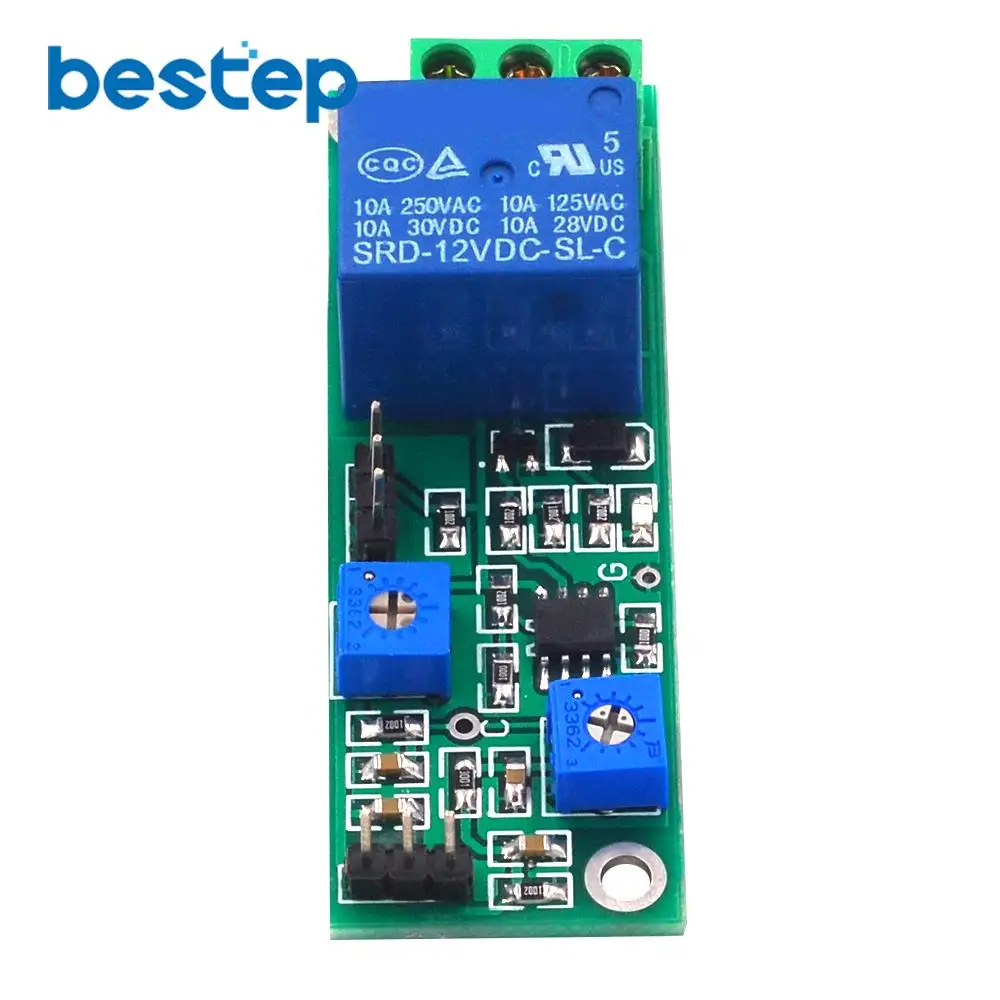 5V 12V Hysteresis Voltage Comparator Module Threshold Adjustable High Level and Switch Dual Output Jitter Comparator Board