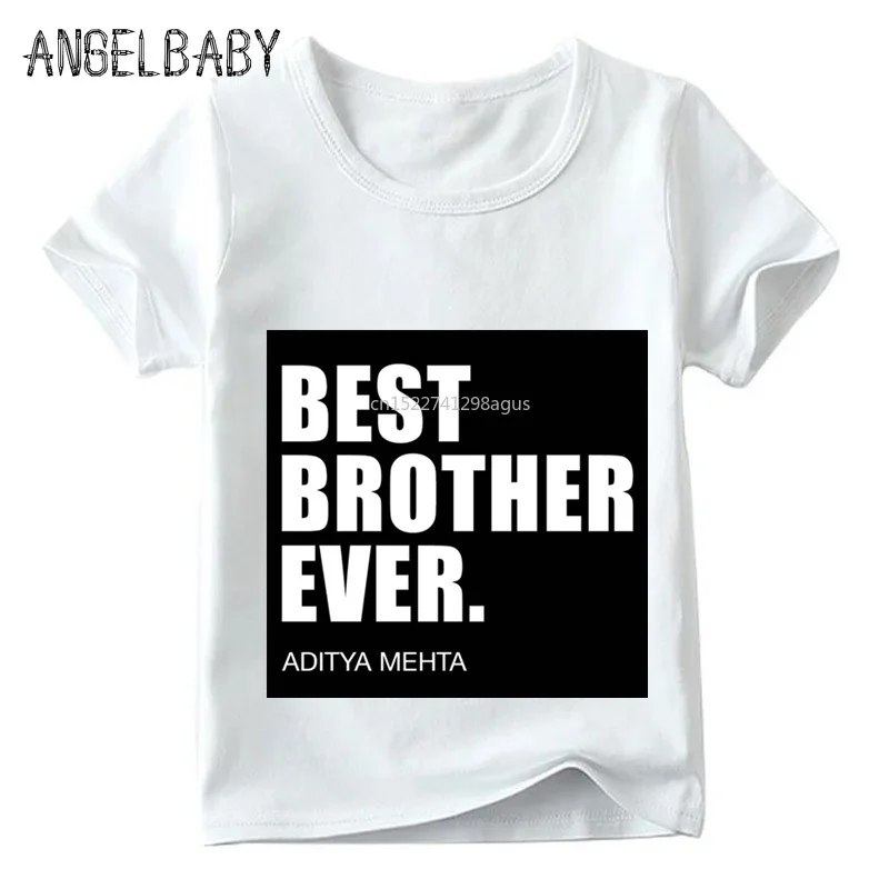 

Children Best Bro Brother Ever Printed Fashion T-shirt Boys/Girls Summer Casual Tops Kids Soft T-shirt,ooo854