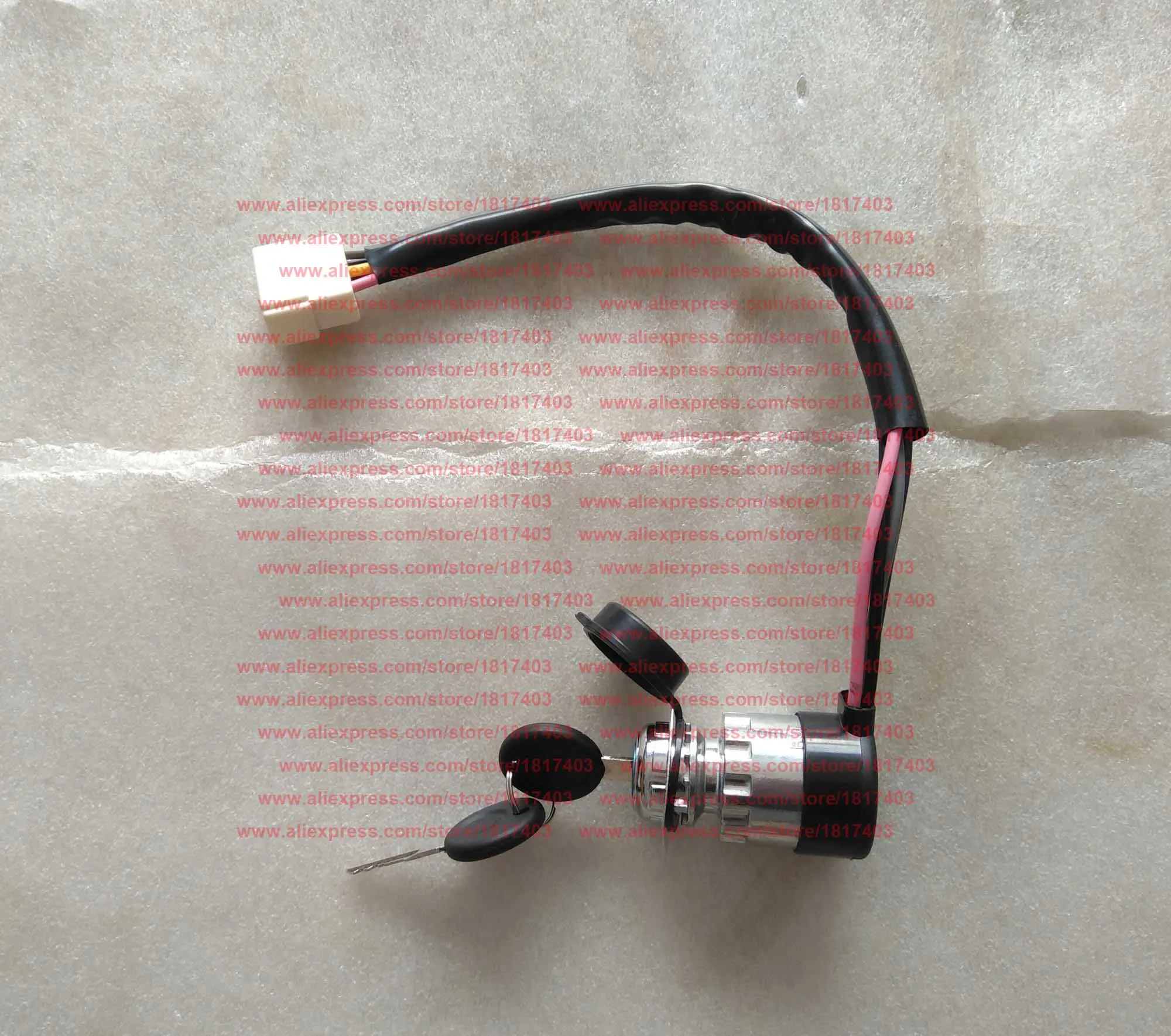 JK324 starting switch (ignition barrel), DONGFENG / DF / EAST WIND / Midway / Taskmaster Tractor Parts, DF254, DF304, DF354, 404