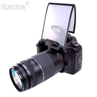 Worldwide Camera Flash Diffuser Softbox Black Clear Reflector for Canon Nikon Yongnuo Speedlite