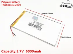 Dobra jakość 3280150 3.7 V 6000 mAH prawdziwe 5900 mAh akumulator litowo-jonowy do V88 V971 M9