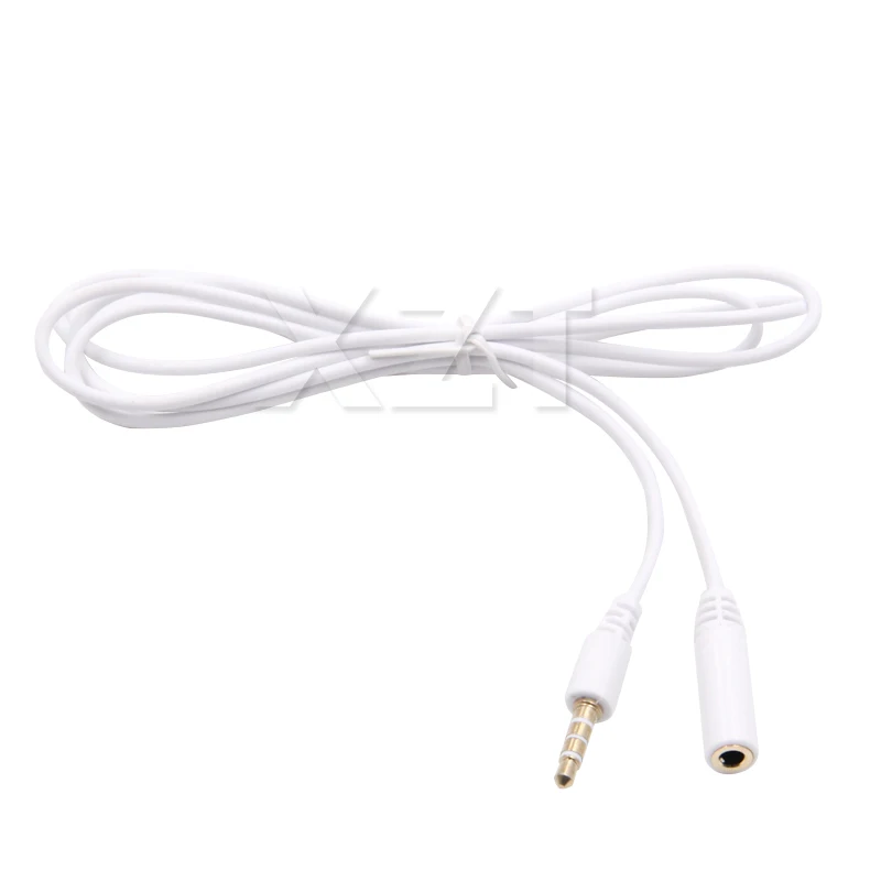 High Quality 3.5mm Male to Female 4 Pole 3 Ring TRRS Jack Stereo Audio Extension Cable 1M AV Extension Cable Audio Connector