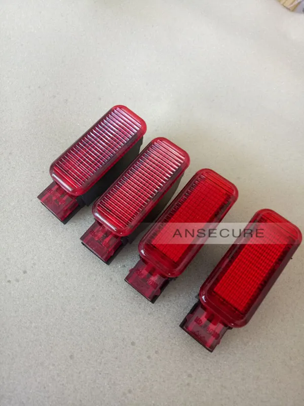 OEM  4 PCS Door Panel Warning Light  interior LAMP LIGTHS  For Audi A3 A4 A5 A6 A7 A8 Q3 Q5 TT RS Skoda Octavia