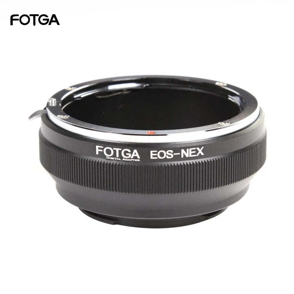 Anel adaptador de câmera Fotga, lente ef para sony e mount, nex-3, nex-7, 6, 5n, a7r, ii, iii, a6300, a6500