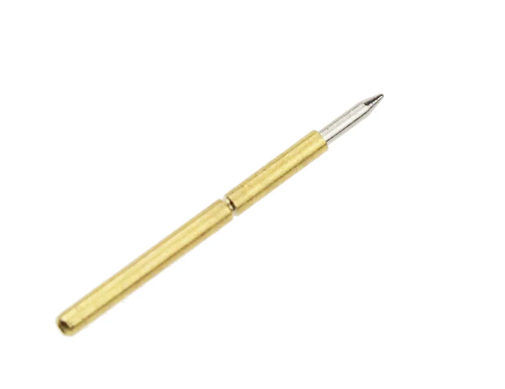 50pcs P75-B1 Spring Test Probes Pogo Pins Cusp Spear Head Dia 1.02mm 100g For Testing Tools