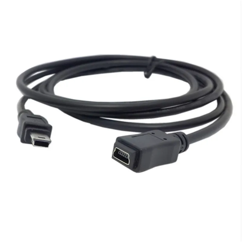 Высокоскоростной Удлинительный кабель-Переходник USB 2,0 Mini USB 5pin «штырь-гнездо» 1,5 м