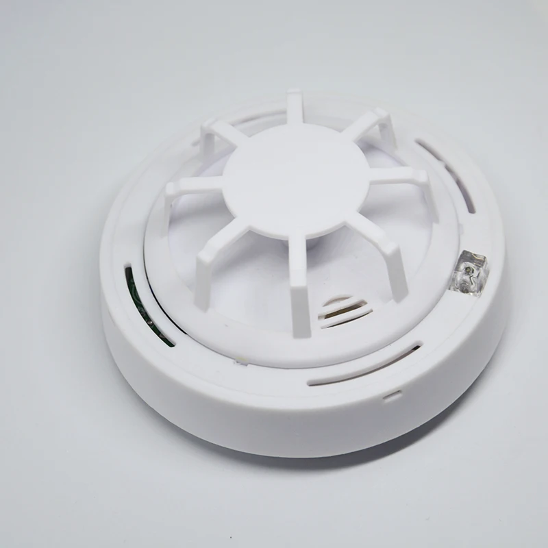 1Pcs Indoor Use 9-15Vdc Ceiling Heat Alarm Detector For Fire Alarm System NC/NO Relay Output Optional Temperature Sensor